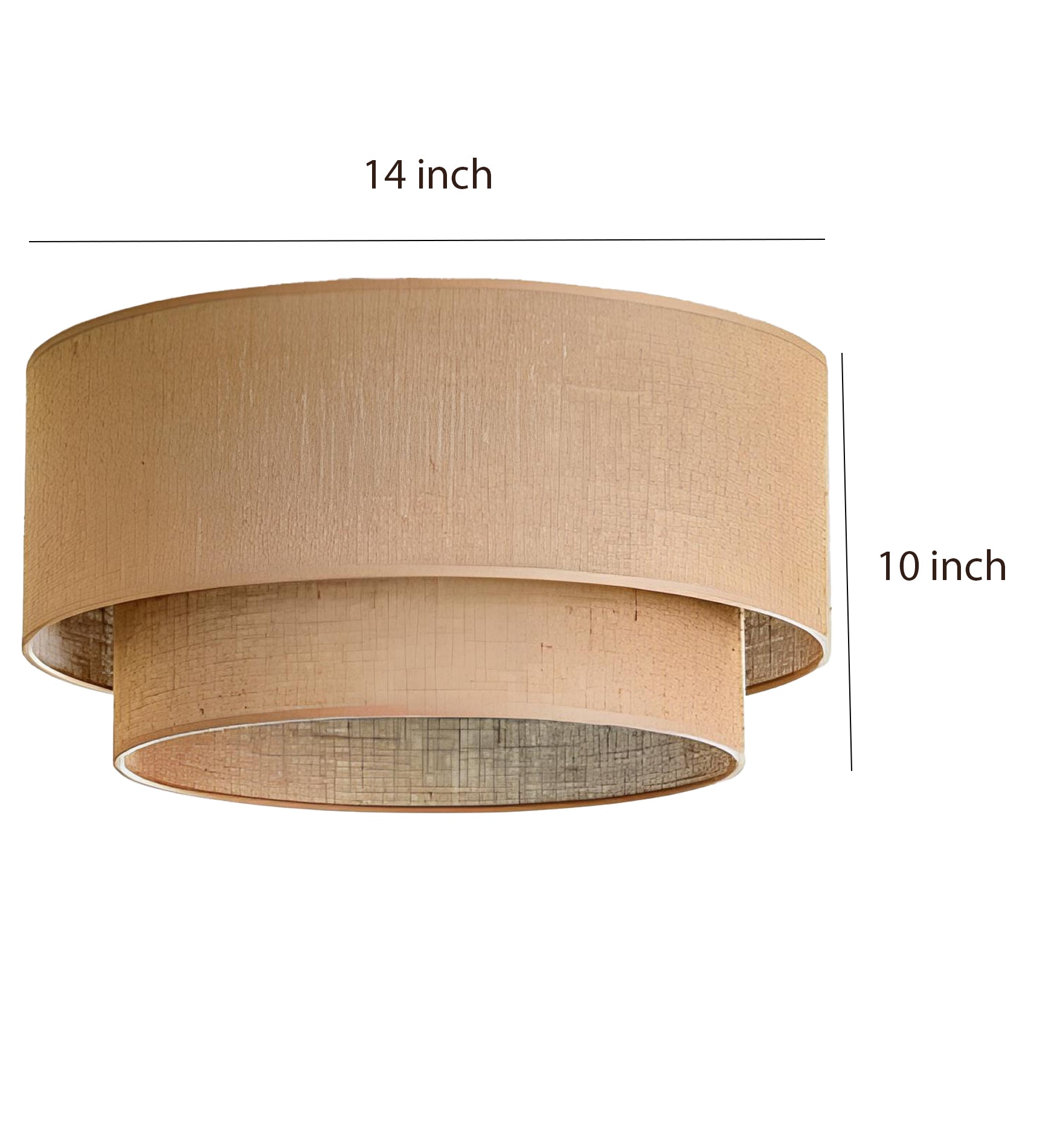 Jute Hanging lamp for Living Room | Jute Pendant light | Jute ceiling light -Tamish - Akway Lighting -> Pendant Lamp (Image 8