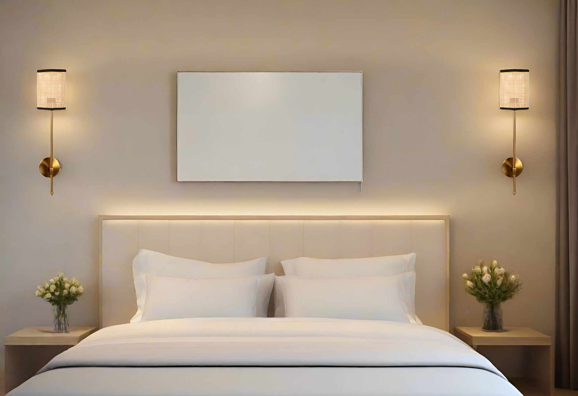 Bamboo Wall Light For Living Room | Cane Wall Lamp - Chaaya - Akway Lighting > Wall Lamps & Sconces (Image 4)