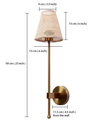 Modern Wall Lamp For Living Room | Art Deco Wall Light - Cella - Akway Uncategorized (Image 3)