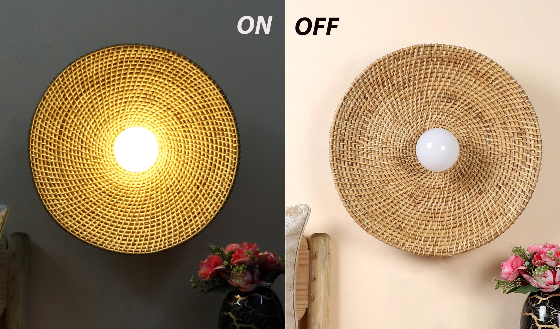 Modern Wall Lamp For Living Room | Art Deco Wall Light - Ramya - Akway Lighting > Wall Lamps (Image 2)
