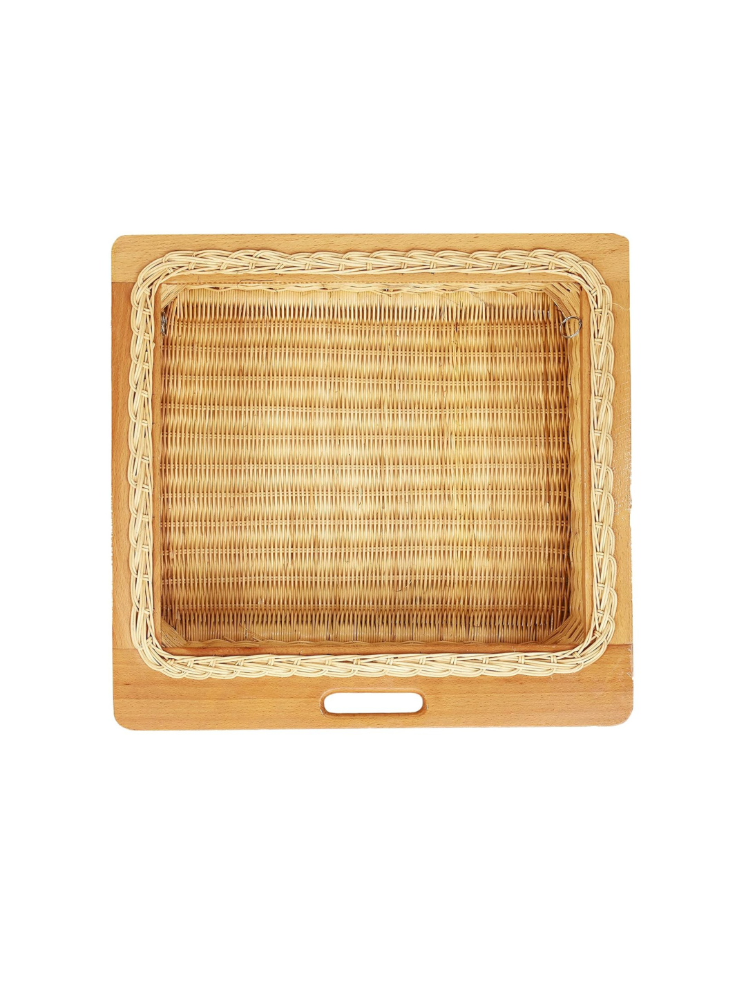 Wicker Basket for Kitchen | Potato Basket 22.5 x 20 x 8 - Samanvi - Akway