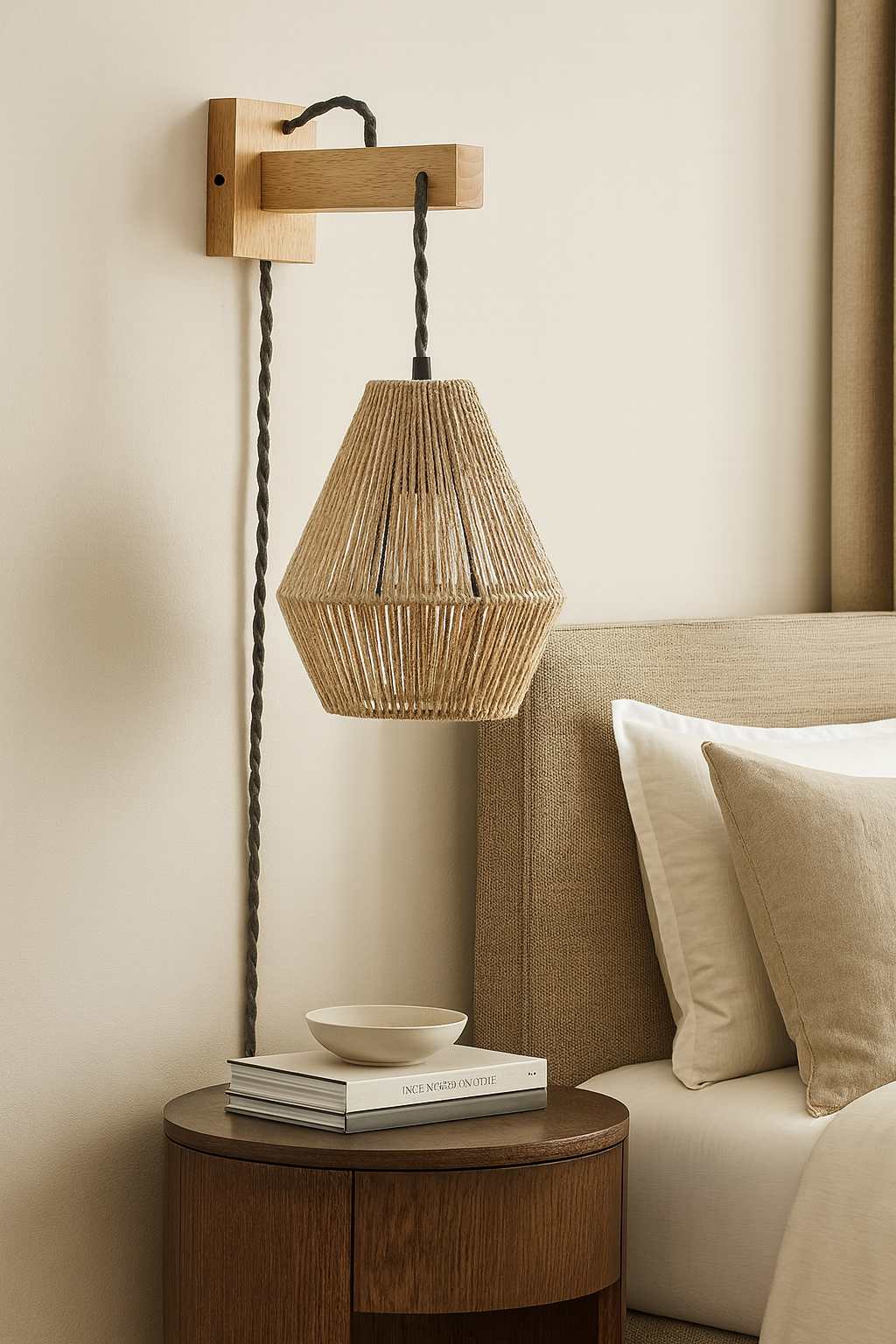 Bamboo Wall lamps For Living Room | Rattan Wall scones | Wicker Wall Lamps | Cane Wall Lamps - Anala