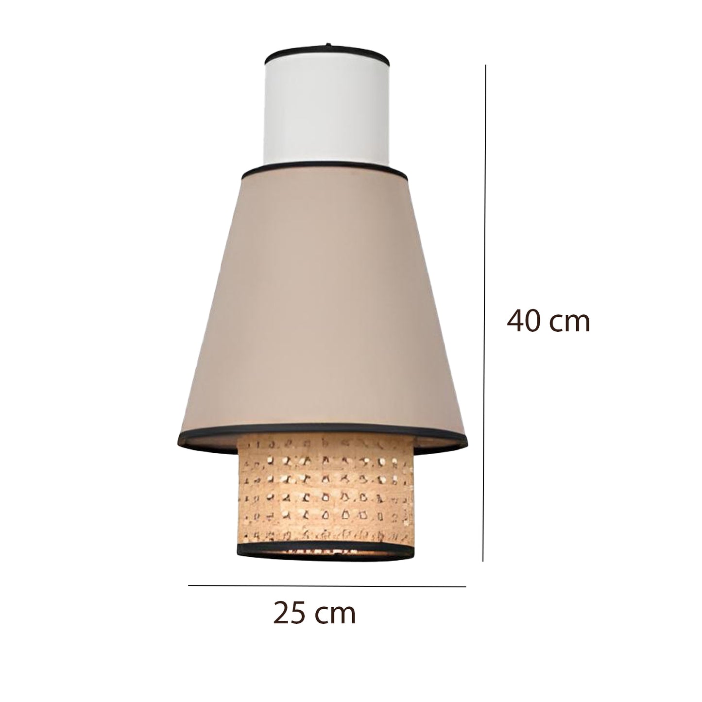 Rattan Hanging lamp for Living Room | Cane Pendant light | Wicker ceiling light - Astara