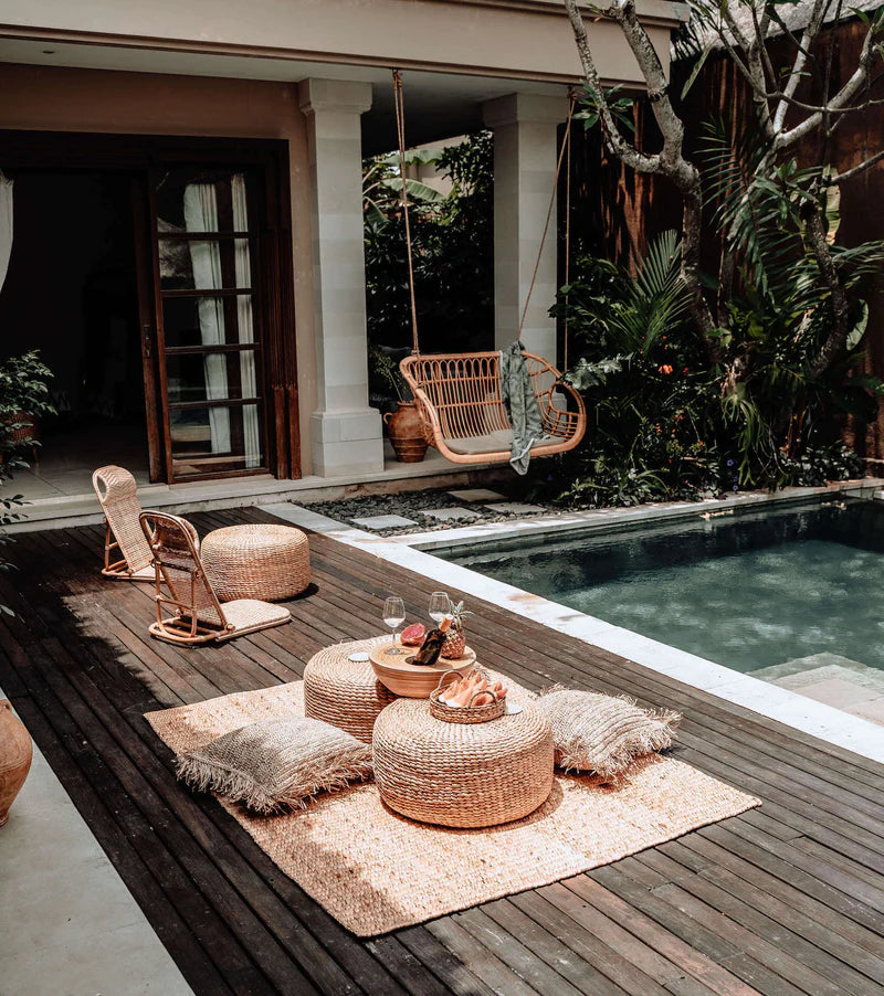 Bamboo Swing Chairs for Outdoor | Cane swing chairs - Kaia - Akway