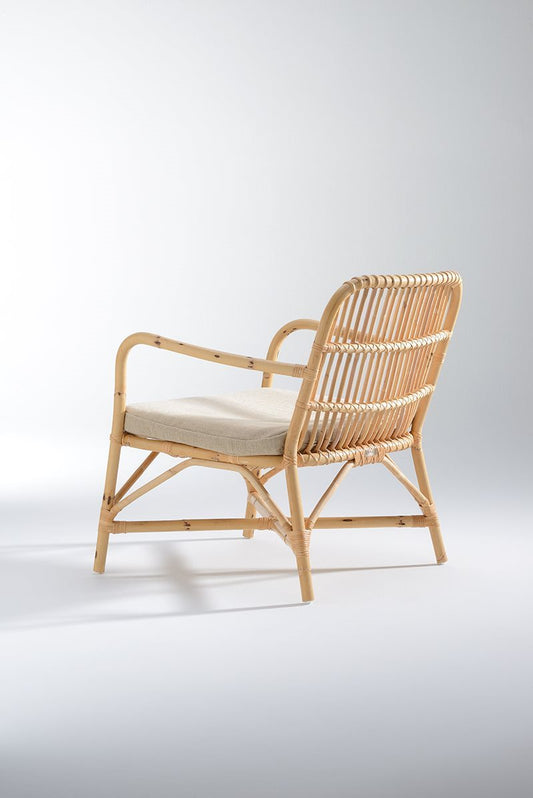 Cane Chair Set for Living Room | Bamboo Lounge Chair - Ananya by Akway