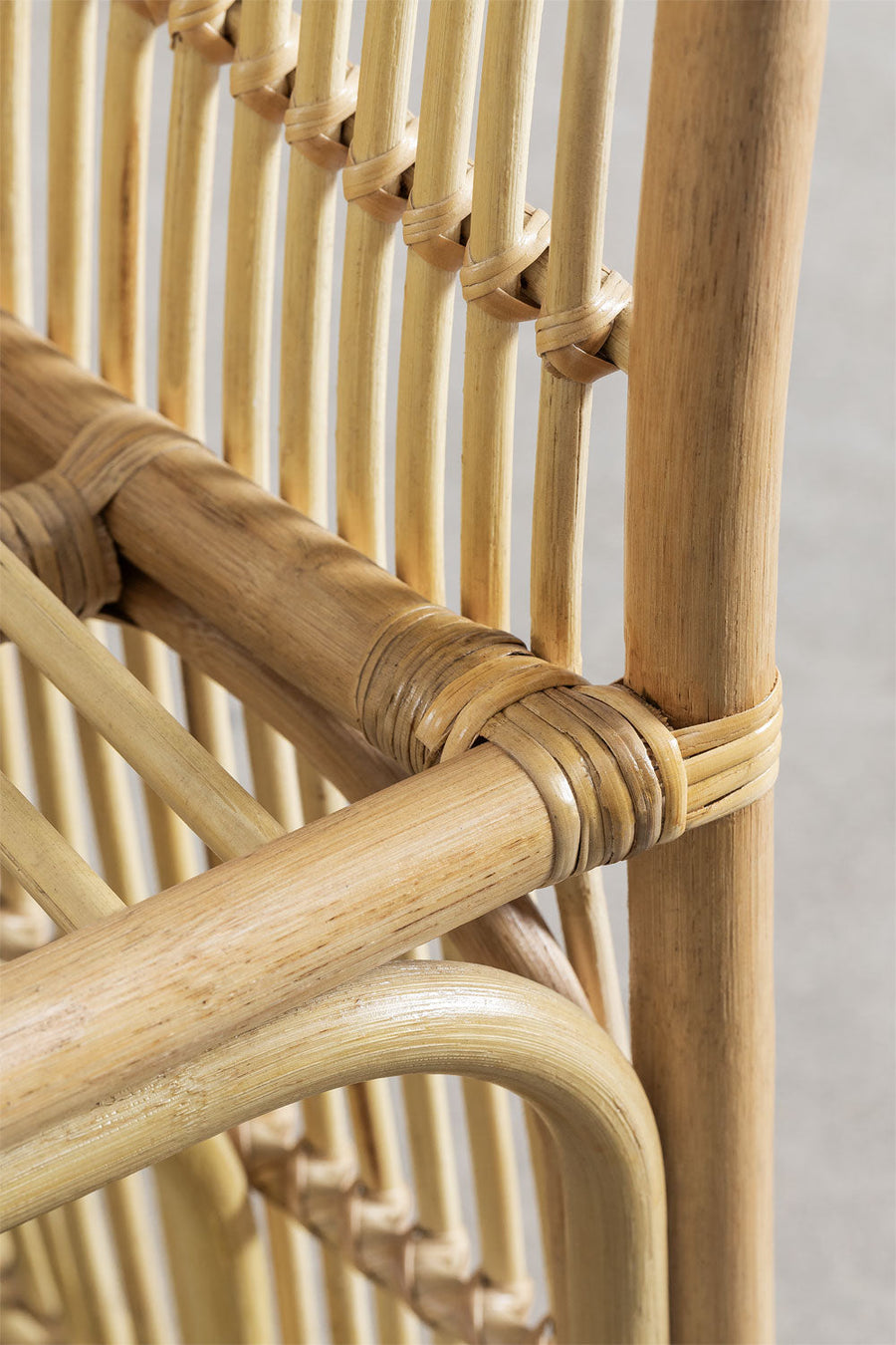 Cane chairs for Lounge | Bamboo Chairs for garden - Mahika by Akway