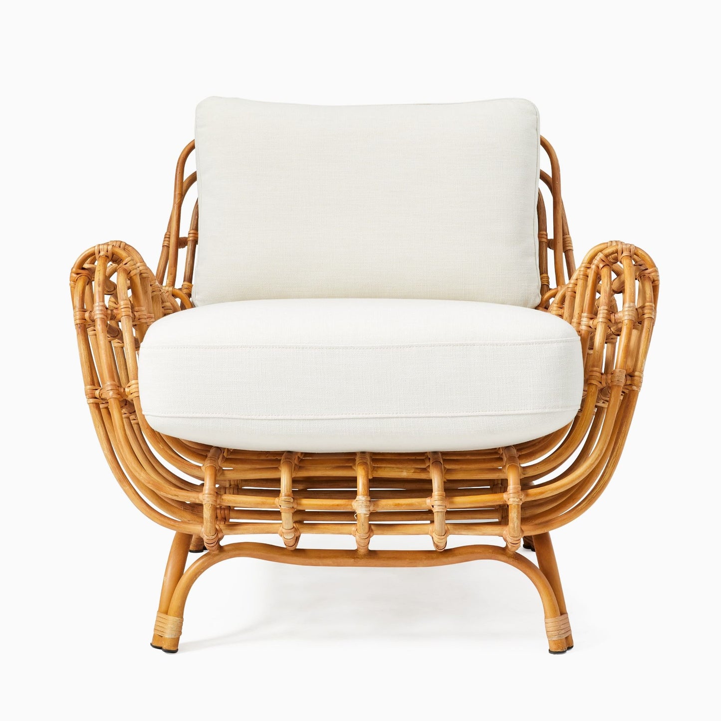 Cane chairs for Lounge | Bamboo Chairs for Living rooms- Kimaya - Akway