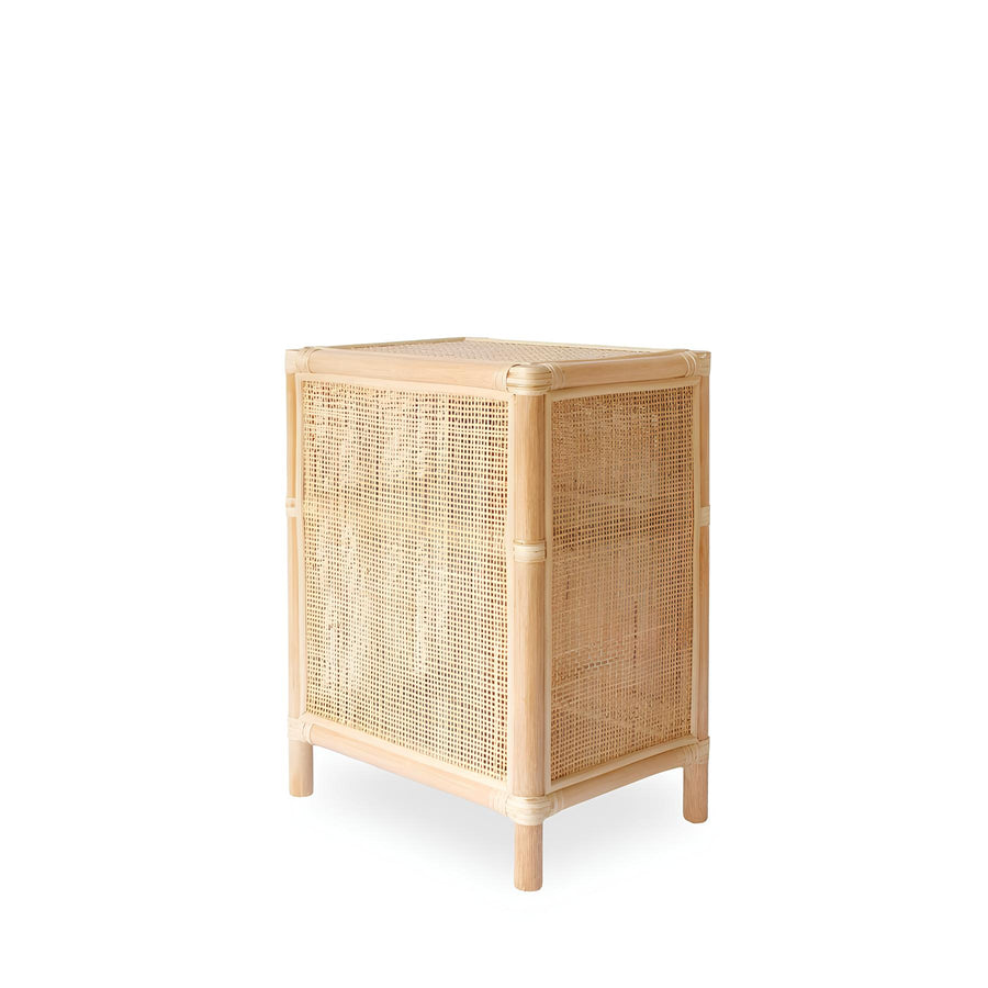 Rattan Bedside Table | Cane Side table | Bamboo table - Mahika - Akway
