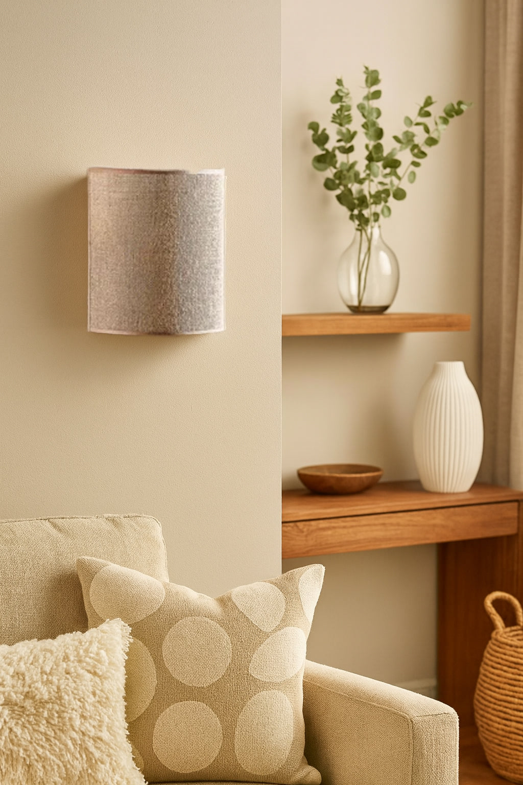 Jute Wall lamps For Living Room | Jute Wall scones | Jute Wall Lamps - Chirag by Akway - Image 4