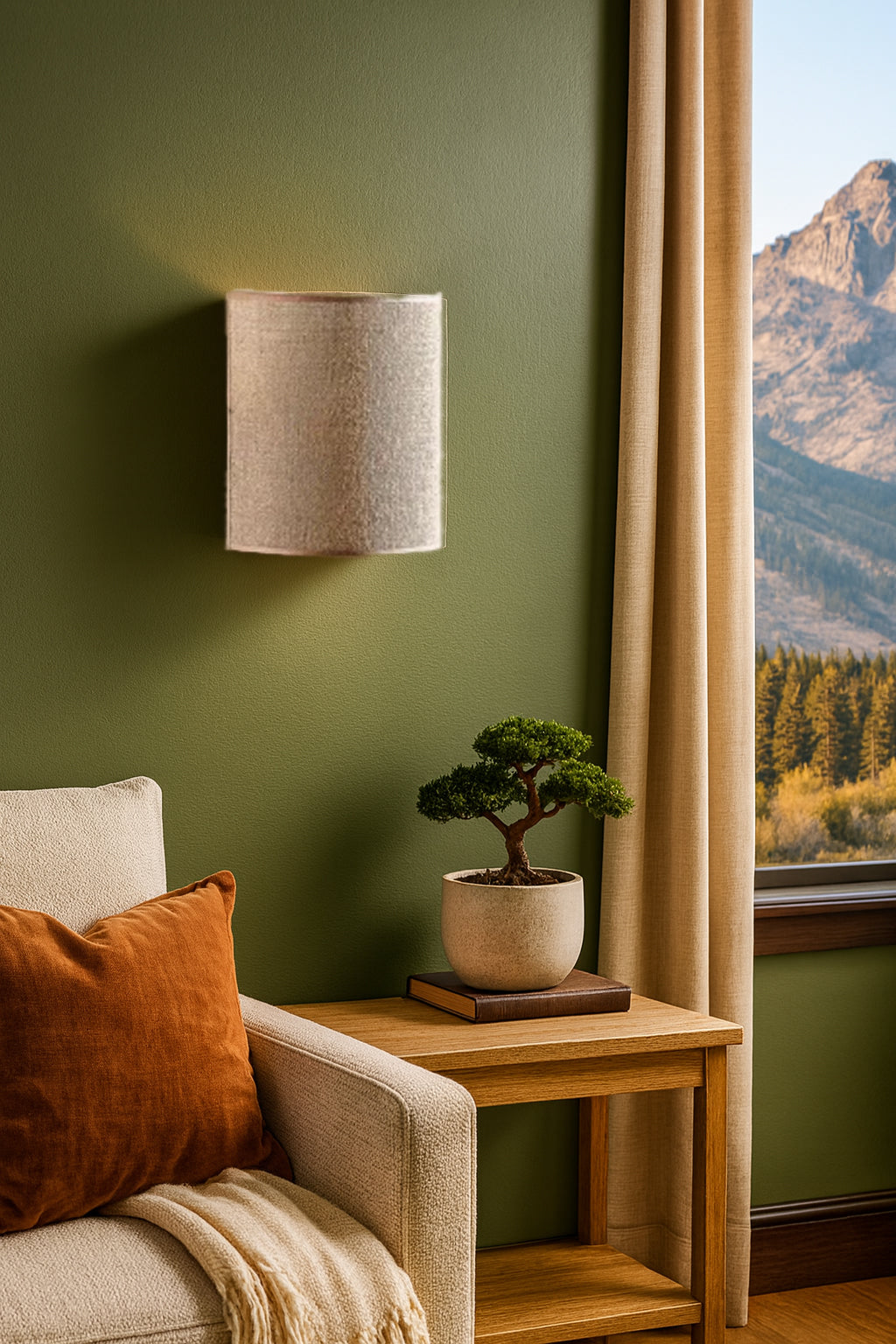 Jute Wall lamps For Living Room | Jute Wall scones | Jute Wall Lamps - Chirag by Akway - Image 2