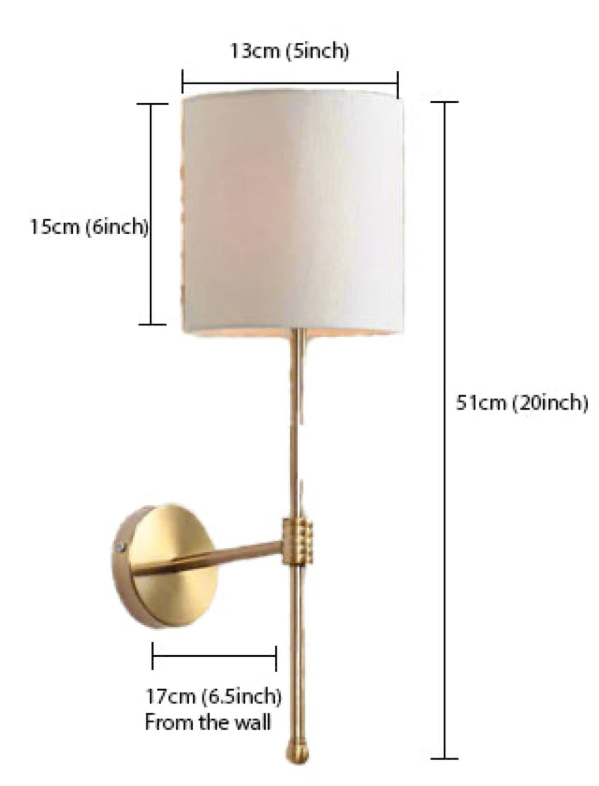 Modern Wall Light For Living Room | Decorative Wall Lamp - Naina - Image 8