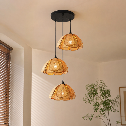 Rattan Hanging Light for Living Room - GALVIN