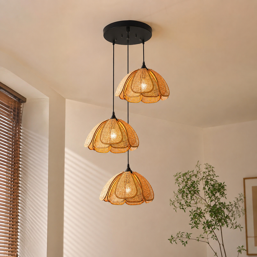 Rattan Hanging Light for Living Room - GALVIN