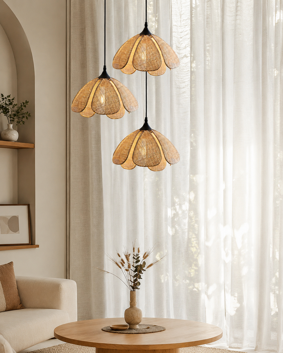 Rattan Hanging Light for Living Room - GALVIN