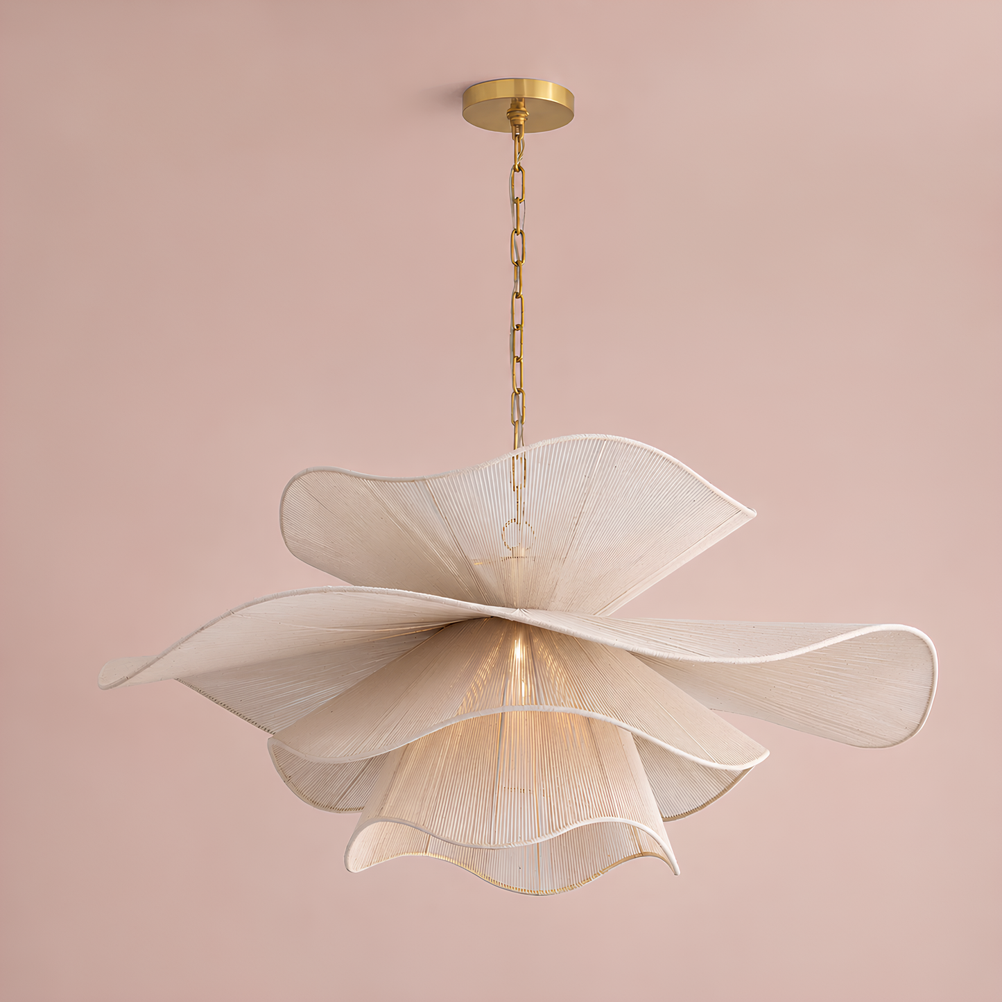 Jute Pendant Light for Living Room - Blythe