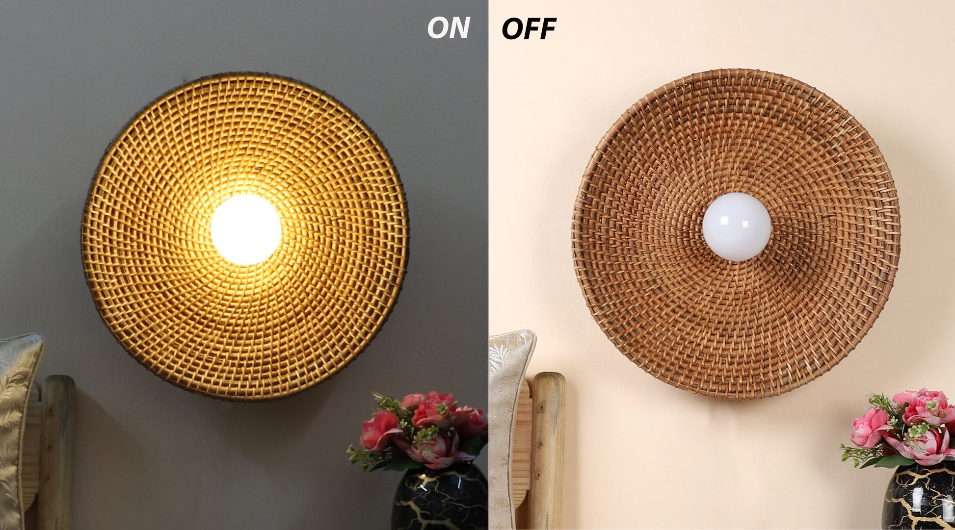 Modern Wall Lamp For Living Room | Art Deco Wall Light - Rittya - Akway Lighting > Wall Lamps (Image 2)