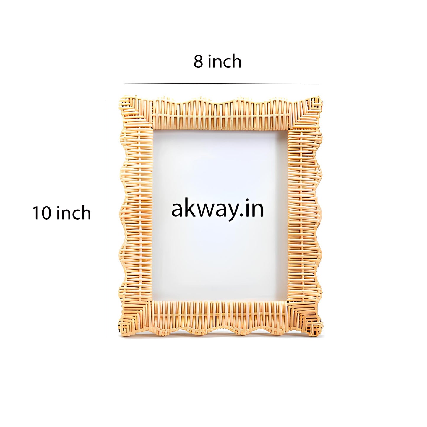 Rattan Photo Frame | Cane Photo Frame | Bamboo Photo Frame - Rebecca
