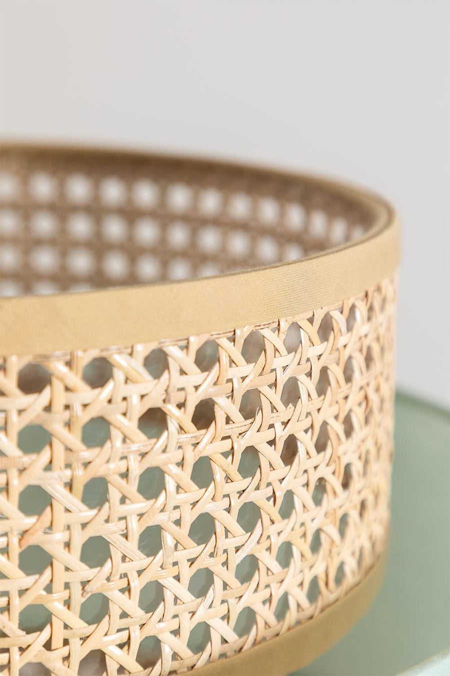 Rattan Cane Webbing Floor Lamp | Bamboo Floor Lamp| Cane Floor Lamp - Aarti by Akway - Lighting > Floor Lamps