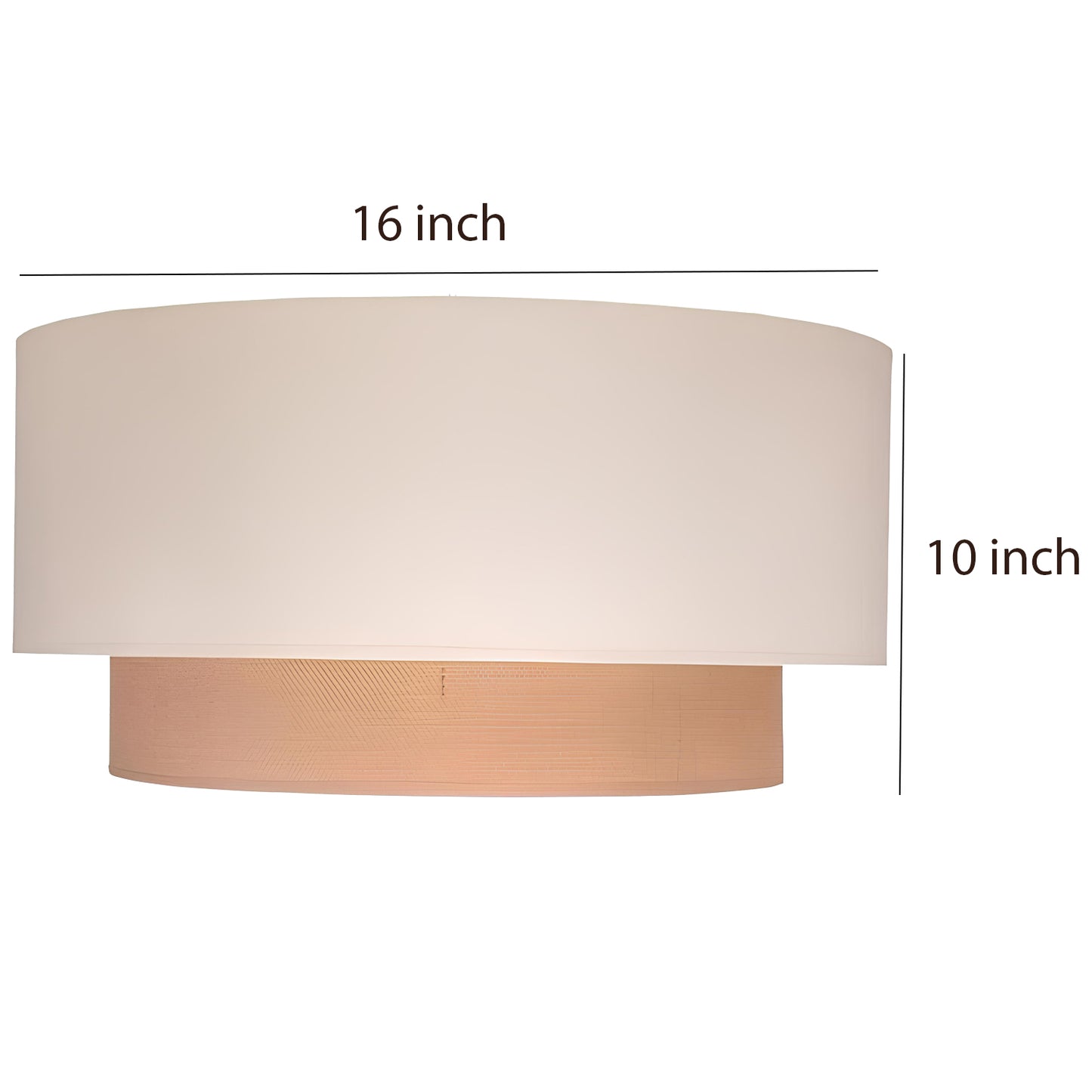 Jute Hanging lamp for Living Room | Jute Pendant light | Jute ceiling light -Tejas - Akway Lighting -> Pendant Lamp (Image 10