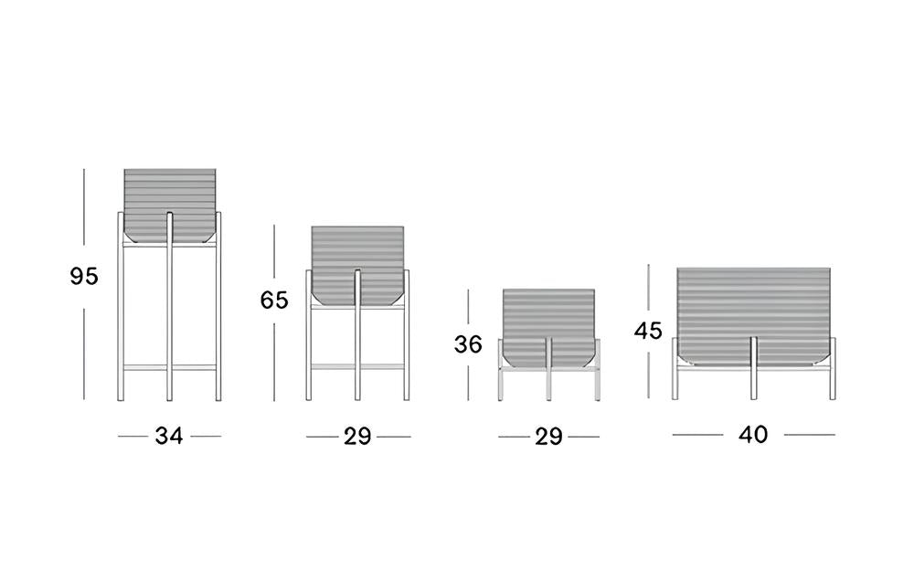 Rattan Plant Pots | Cane Flower Pots | Bamboo Planters Set of 4 - Anaisha - Akway