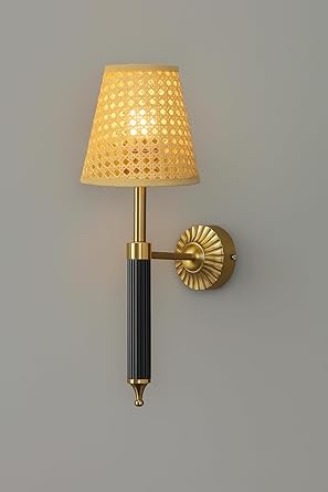 Bamboo Wall Lamp For Living Room | Rattan Wall Light - Oeshi by Akway