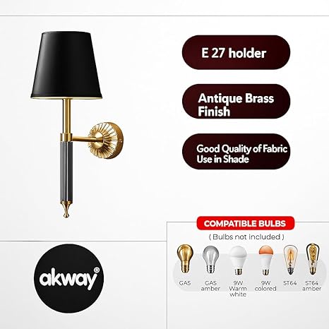 Modern Wall Lamp For Living Room | Vintage Wall Lamp - Niharika by Akway