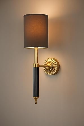 Modern Wall Light For Living Room | Antique Brass Finish Lamp - Osha by Akway
