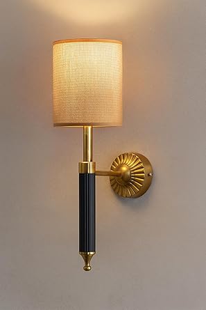 Jute Wall Lamp For Living Room | Jute Wall Light - Ojasvi by Akway