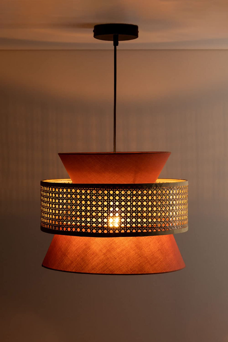 Bamboo Ceiling Light for Living Room - Aiden by Akway