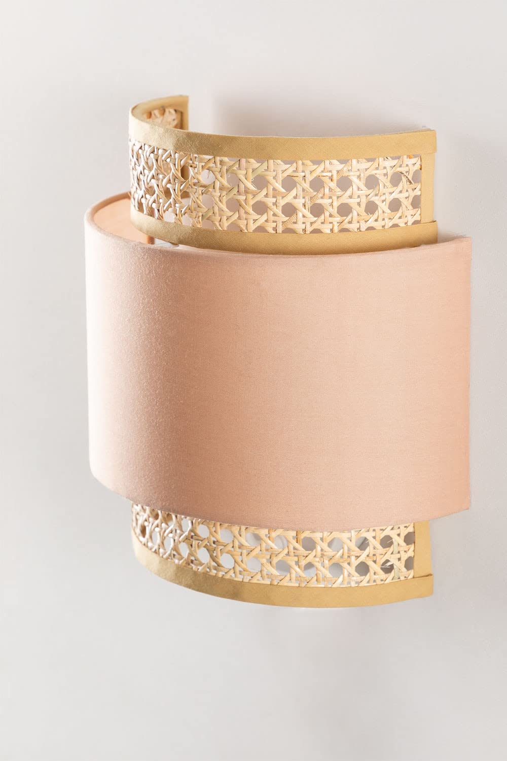 Bamboo Wall lamp for Living Room | Rattan Pendant light | Cane Webbing Wall Lamps- Alice - Akway Lighting > Wall Lamps & Scon