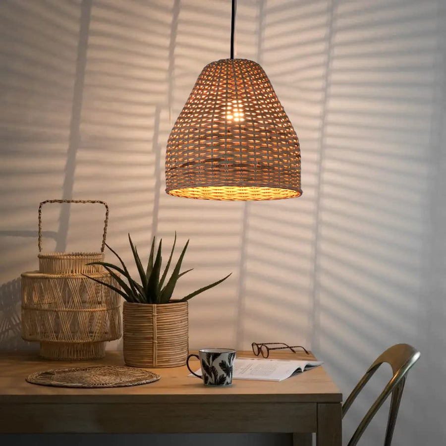 Bamboo Pendant Light for Living Room - Asher by Akway