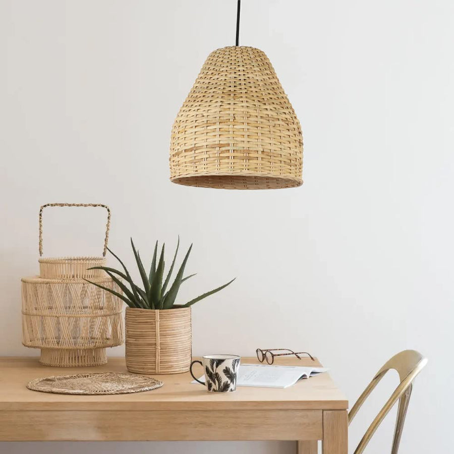 Bamboo Pendant Light for Living Room - Asher by Akway