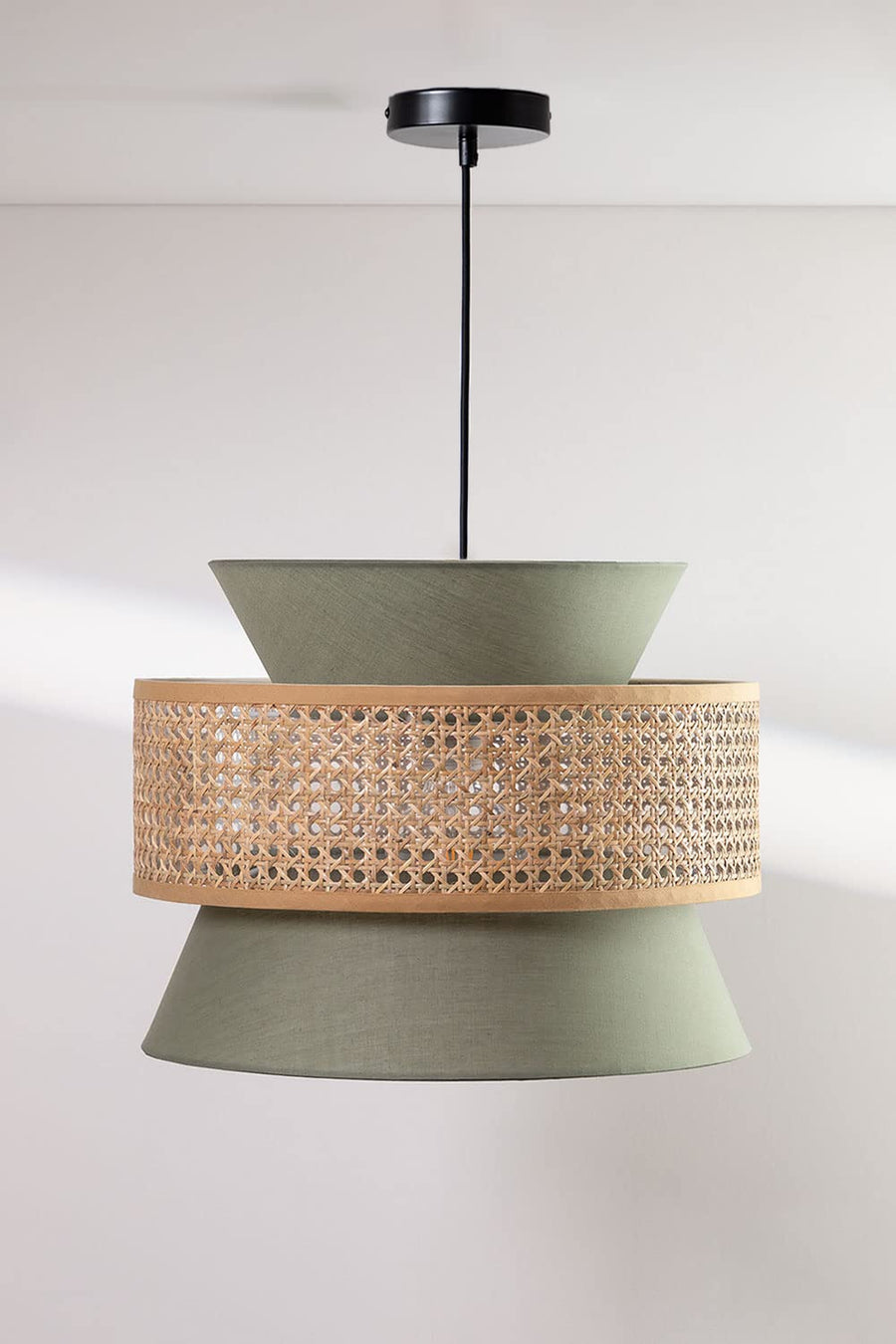 Bamboo Ceiling Light for Living Room - Amelia by Akway