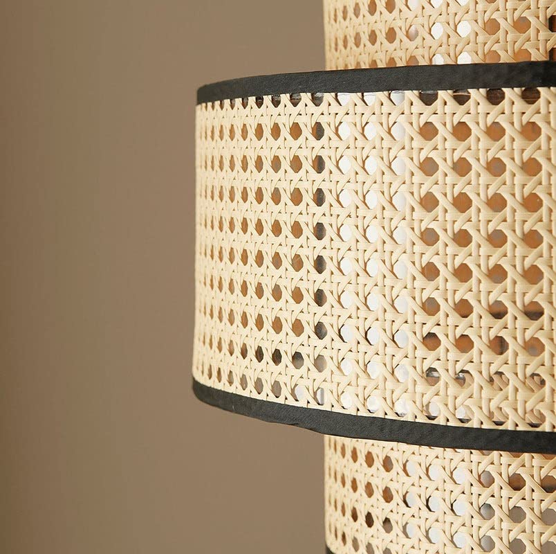 Bamboo Hanging Lamp For Living Room | Rattan Pendant Light | Cane ceiling Light - Alex - Akway Home Improvement > Lamp Shades