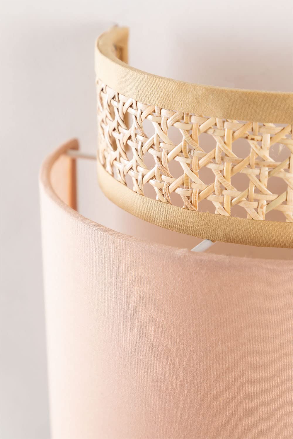 Bamboo Wall lamp for Living Room | Rattan Pendant light | Cane Webbing Wall Lamps- Alice - Akway Lighting > Wall Lamps & Scon