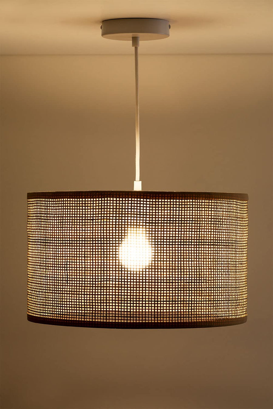 Bamboo Hanging lamp for Living Room | Rattan Pendant light | Cane ceiling light - Aster - Akway Lighting > Pendant Lights (Im