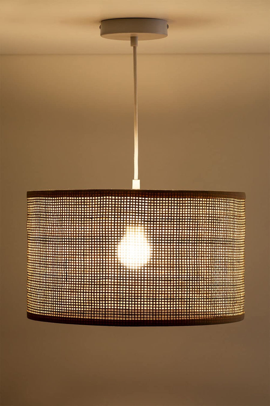 Bamboo Hanging lamp for Living Room | Rattan Pendant light | Cane ceiling light - Aster - Akway Lighting > Pendant Lights (Im