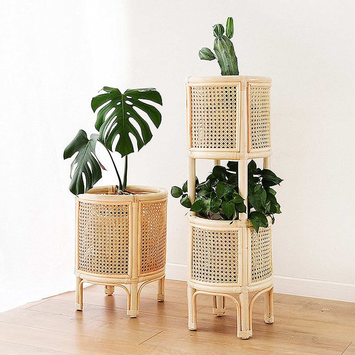 Cane webbing mesh | Rattan webbing mesh - 2 feet x 3 feet (Natural Hexagonal) - Akway