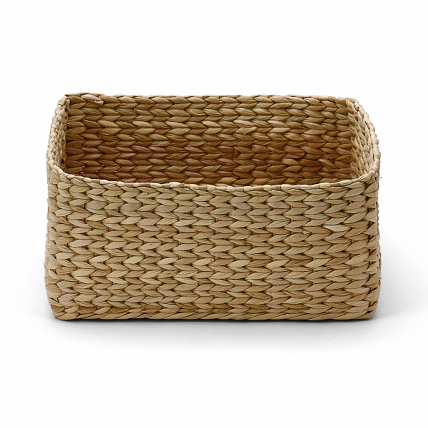 AKWAY Kauna grass storage basket water hyacinth seagrass wicker basket organiser for home decoration - small - Akway Home Imp