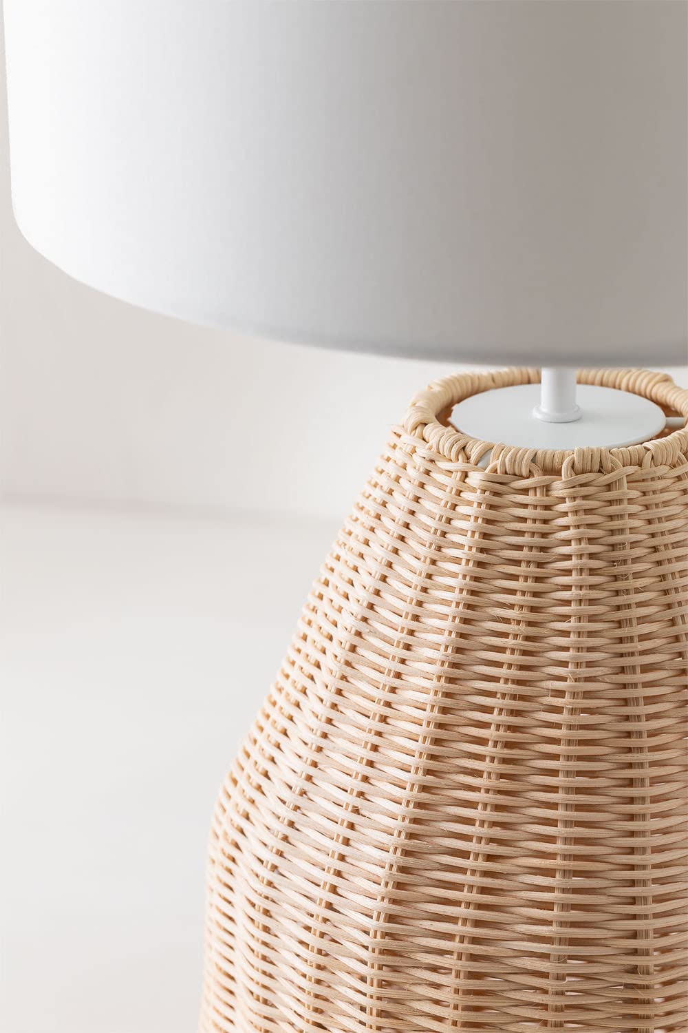 Rattan Table lamp for Living room | Bamboo Bedside table lamp | Cane Table lamp -Asuka - Akway Lighting > Table Lamps (Image