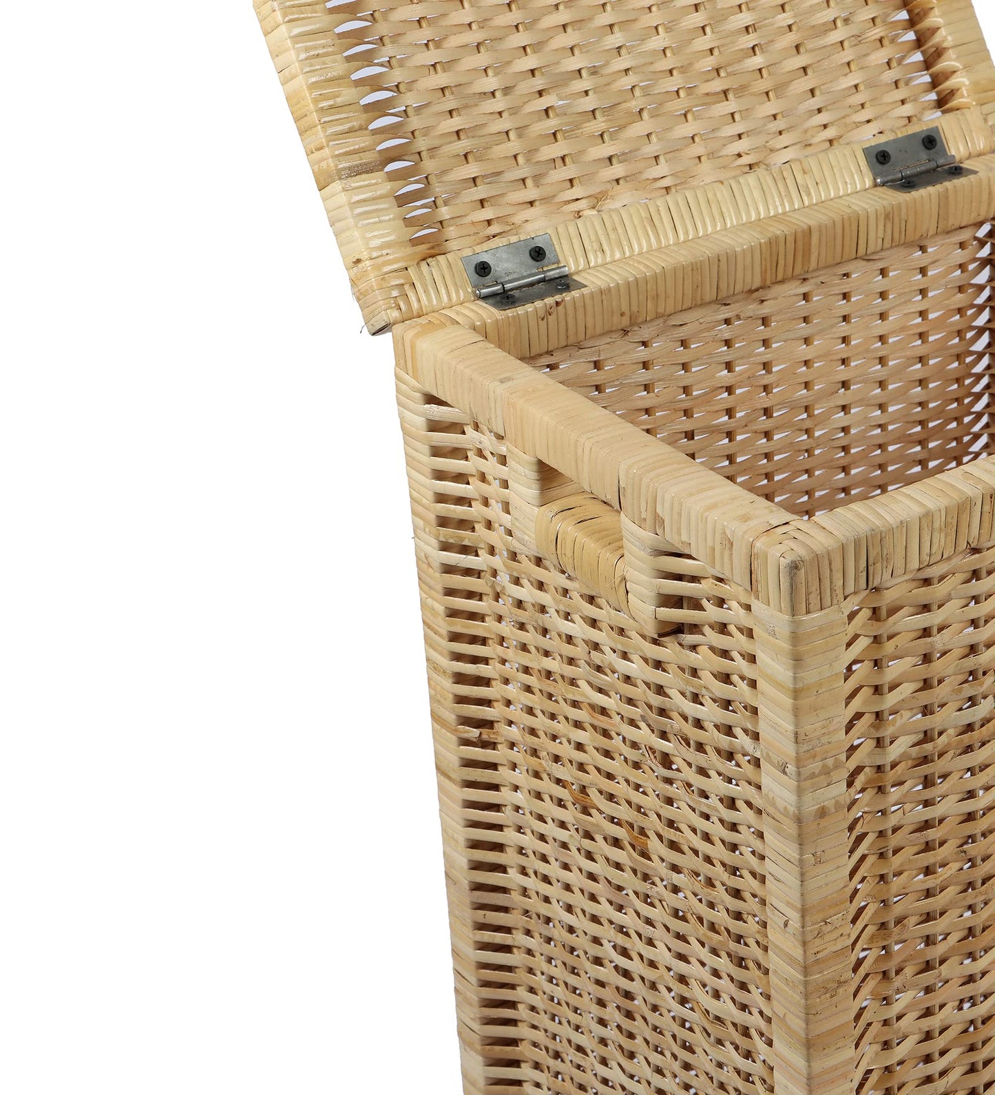 AKWAY wicker water hyacinth kauna grass bamboo cane Storage Basket with Lids | laundry hampers for bathroom wicker laundry ba
