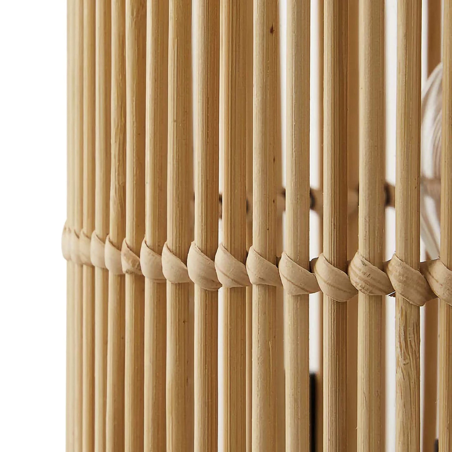 Rattan Table lamp for Living room | Bamboo Bedside table lamp | Cane Table lamp -Artina - Akway Lighting > Table Lamps (Image