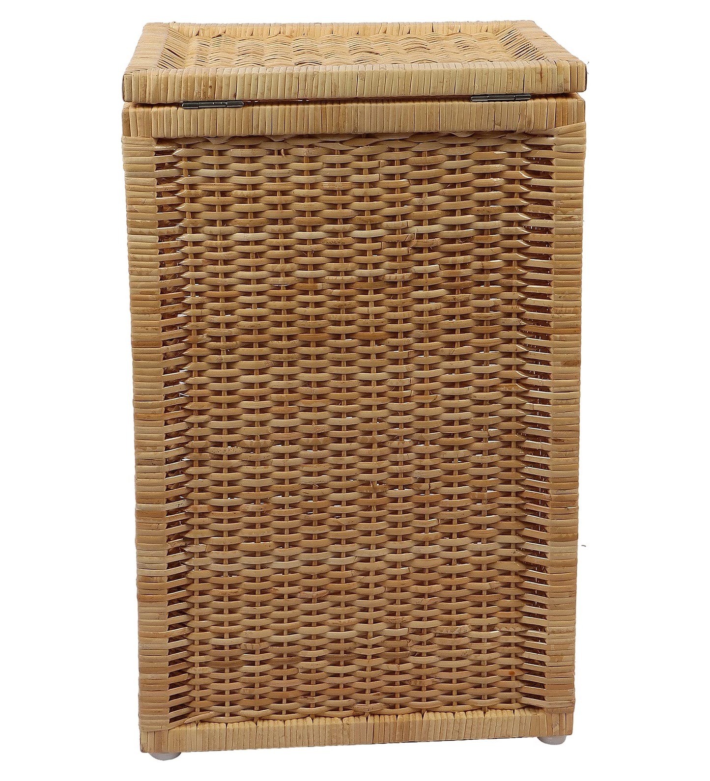 AKWAY wicker water hyacinth kauna grass bamboo cane Storage Basket with Lids | laundry hampers for bathroom wicker laundry ba