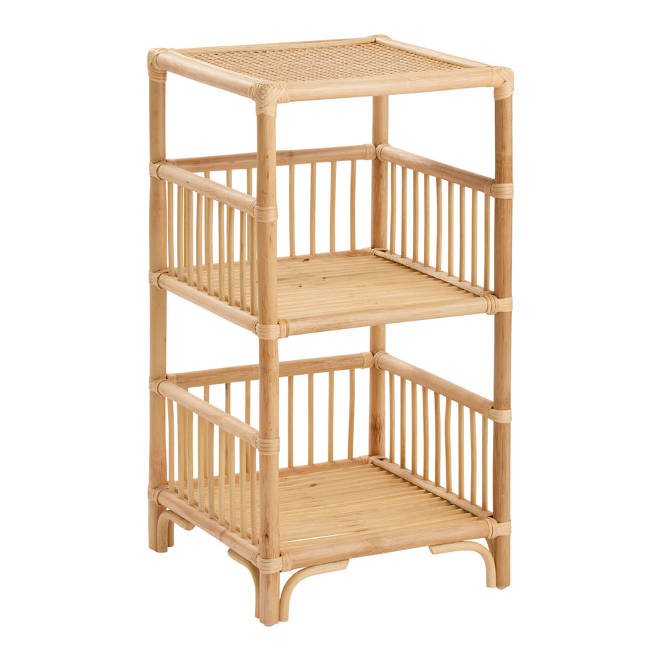 Rattan Shelves for Home | Bamboo Display Shelving | Akway