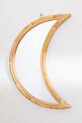 Rattan Wall Mirror for Hallway - Mahika