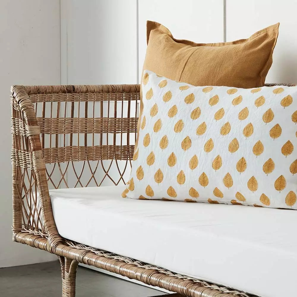 Cane Outdoor Sofa | Cane garden sofa - Shrishti - Akway