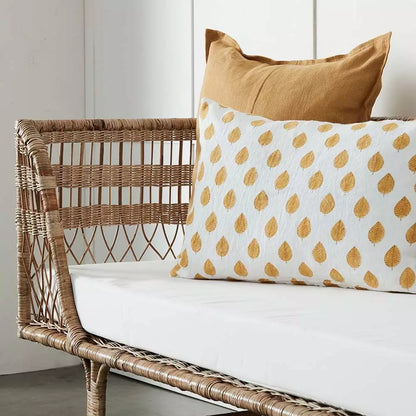 Cane Outdoor Sofa | Cane garden sofa - Shrishti - Akway