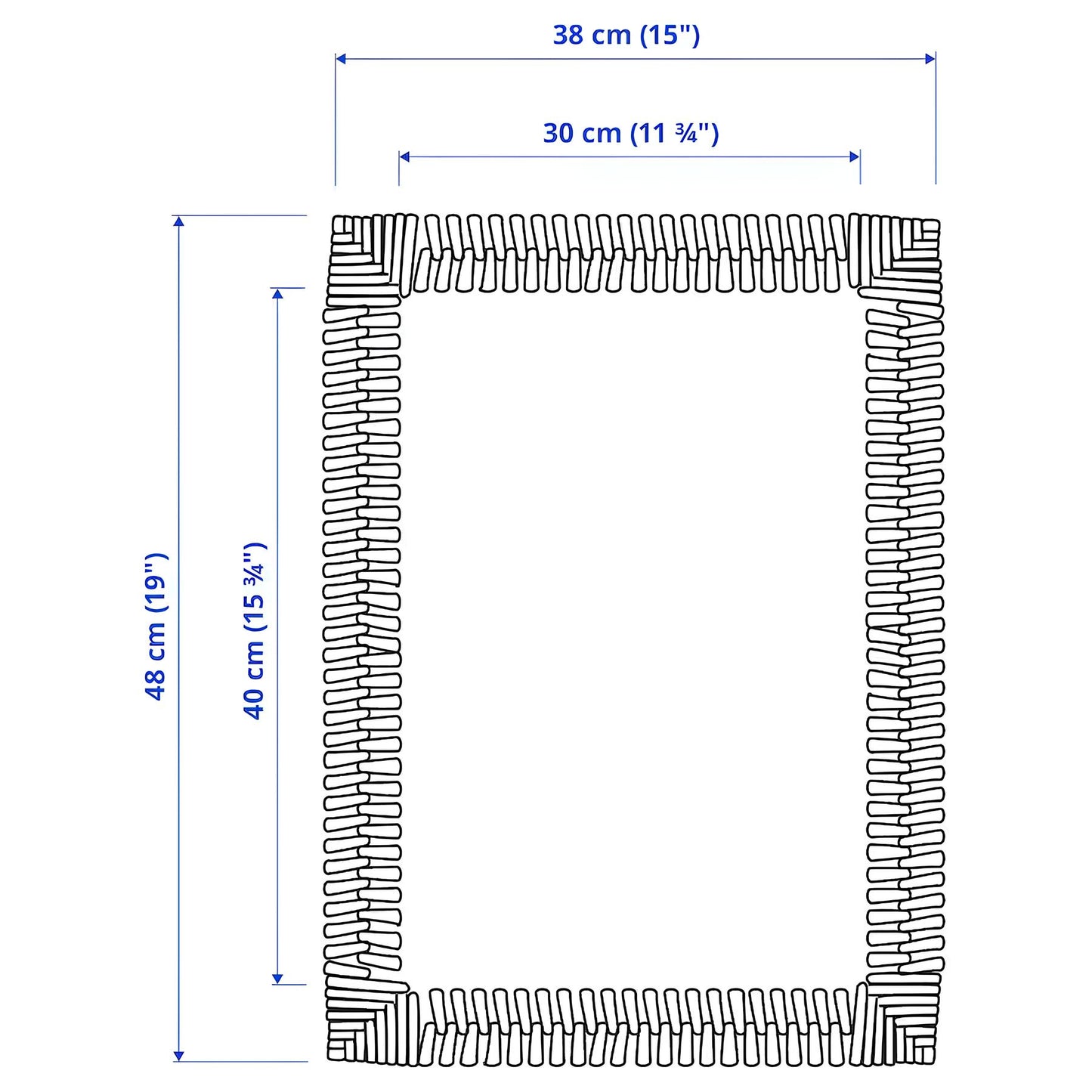 Rattan Photo Frame | Cane Photo Frame | Bamboo Photo Frame - Kimaya - Akway