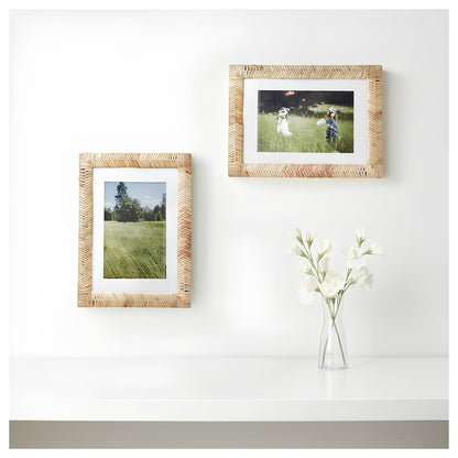 Rattan Photo Frame | Cane Photo Frame | Bamboo Photo Frame - Kimaya - Akway