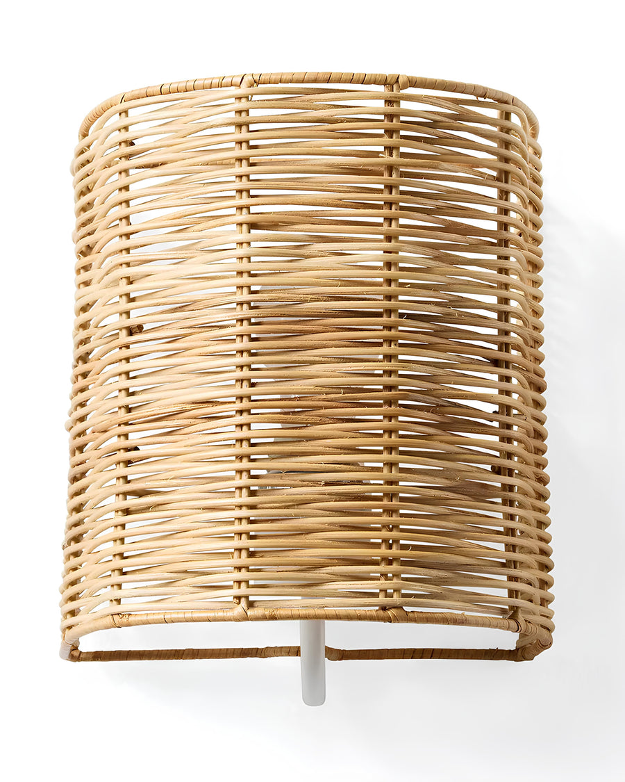 Bamboo Wall lamps For Living Room | Rattan Wall scones | Wicker Wall Lamps | Cane Wall Scones - Mirai - Akway Lighting > Wall